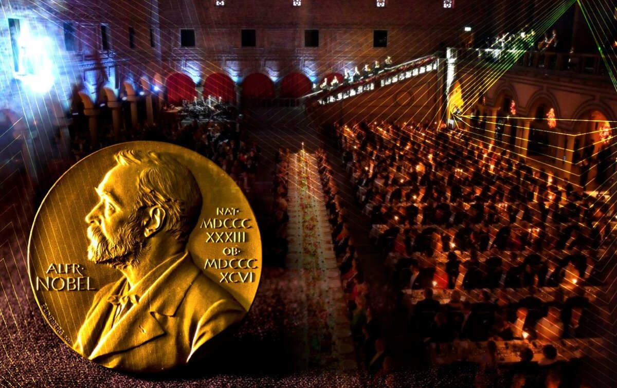                              Вручение Нобелевской премии. Фото twitter.com