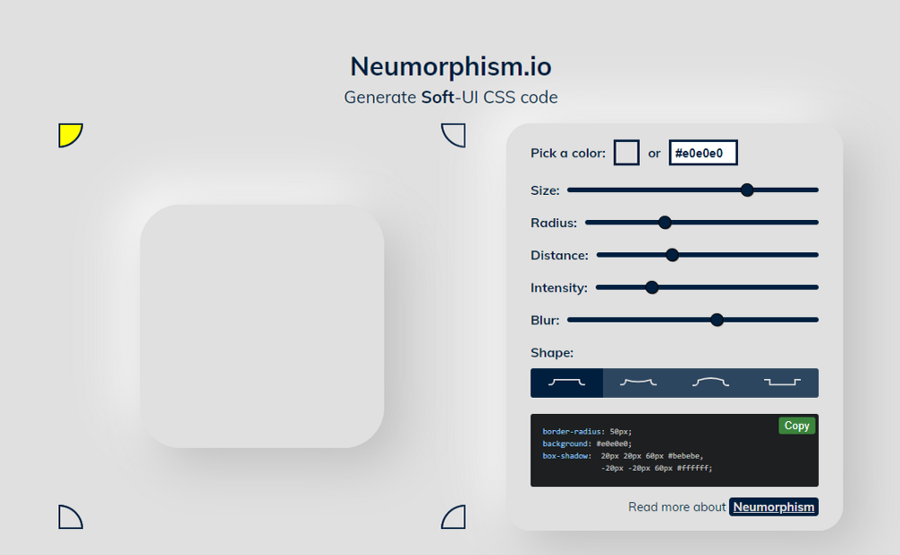 Источник: Neumorphism