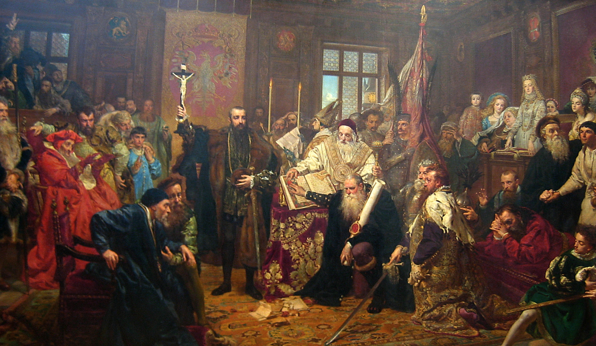 Ян Матейко. «Люблинская уния». 1869 год. Источник: ru.wikipedia.org