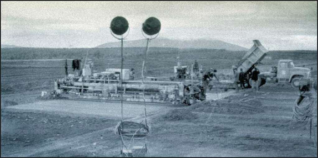 Строительство взлетно-посадочной полосы будущего аэропорта «Магадан-56 км»
