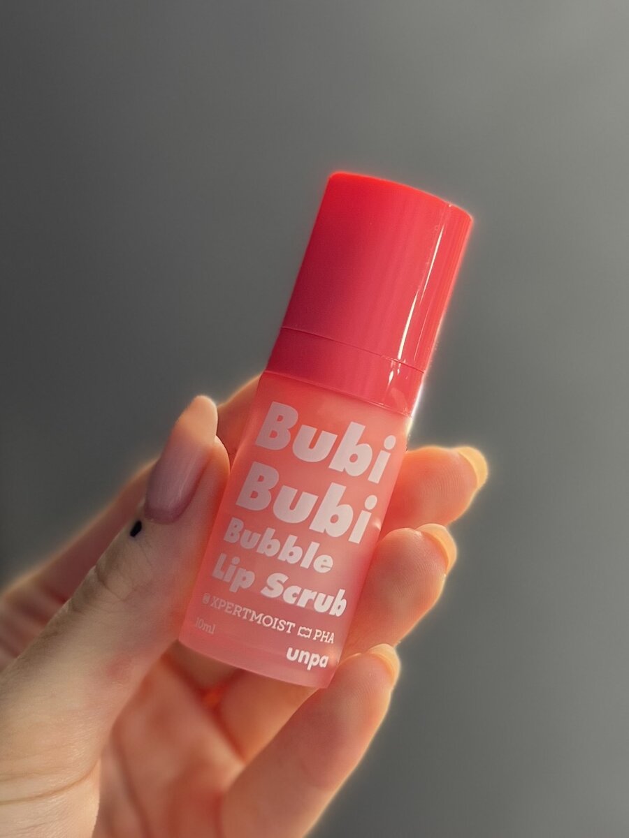 UNPA bubi bubi bubble lip scrub