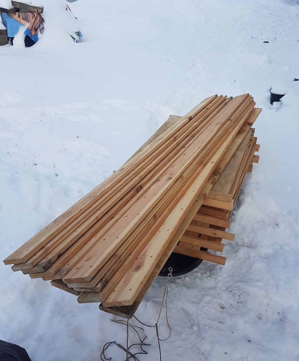 Волокуши делают своё дело