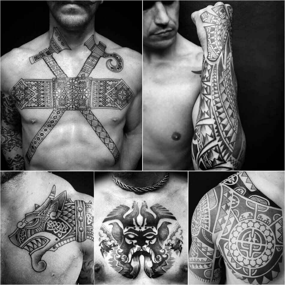 Tribal tattoo: изображения без лицензионных платежей