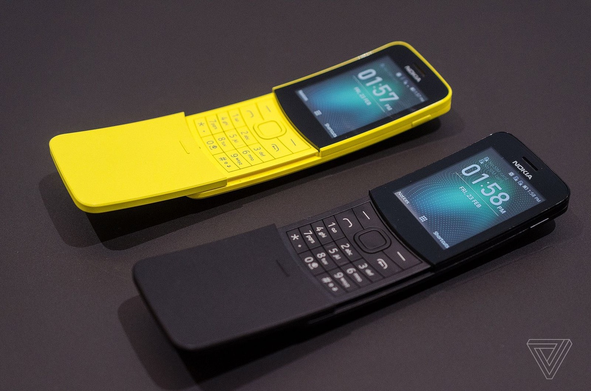 Nokia 8110 2018 (фото The Verge).  