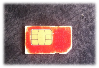 Фото из сети.  Размеры Mini-SIM  составляют 25х15 мм