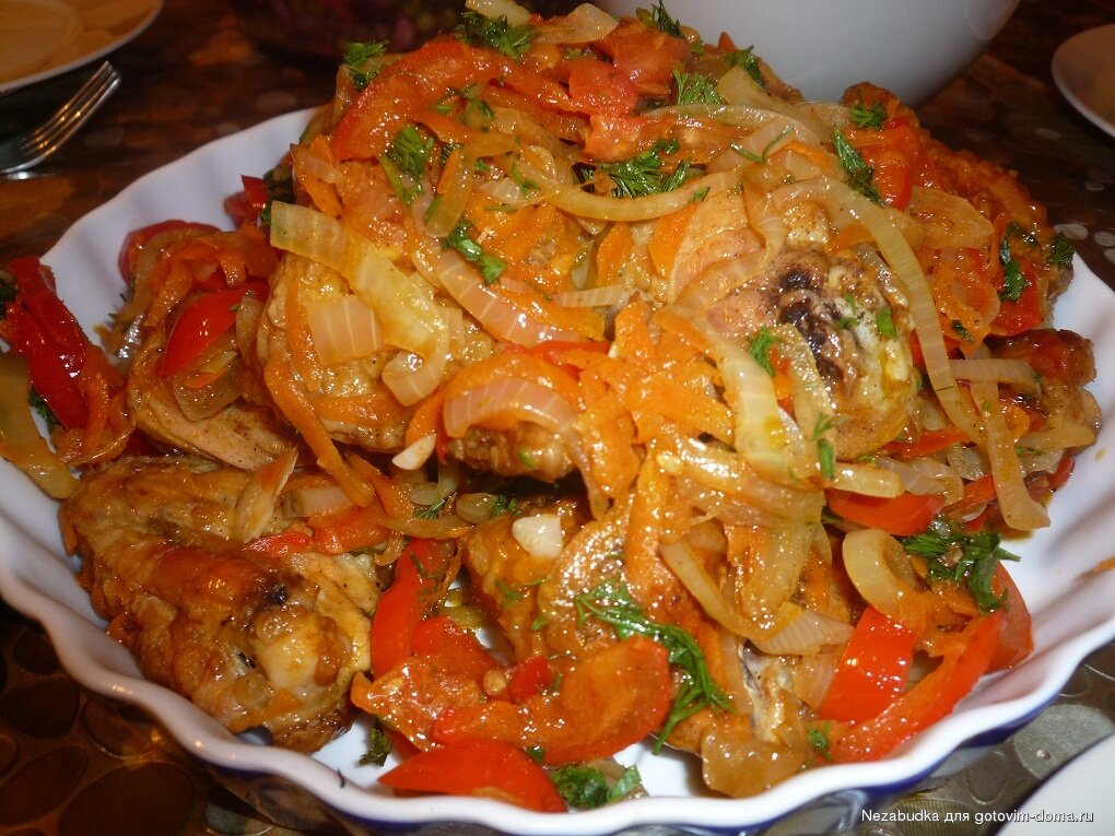 Мясо тушеное с луком и морковью. Курица в сметане с морковью. Блюда из жареной и тушеной птицы. Курица с морковкой и луком. Свинина с луком и морковью на сковороде.