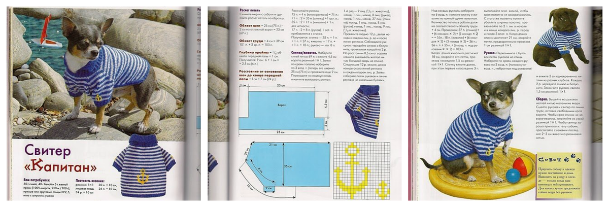 Вязание одежды для собак