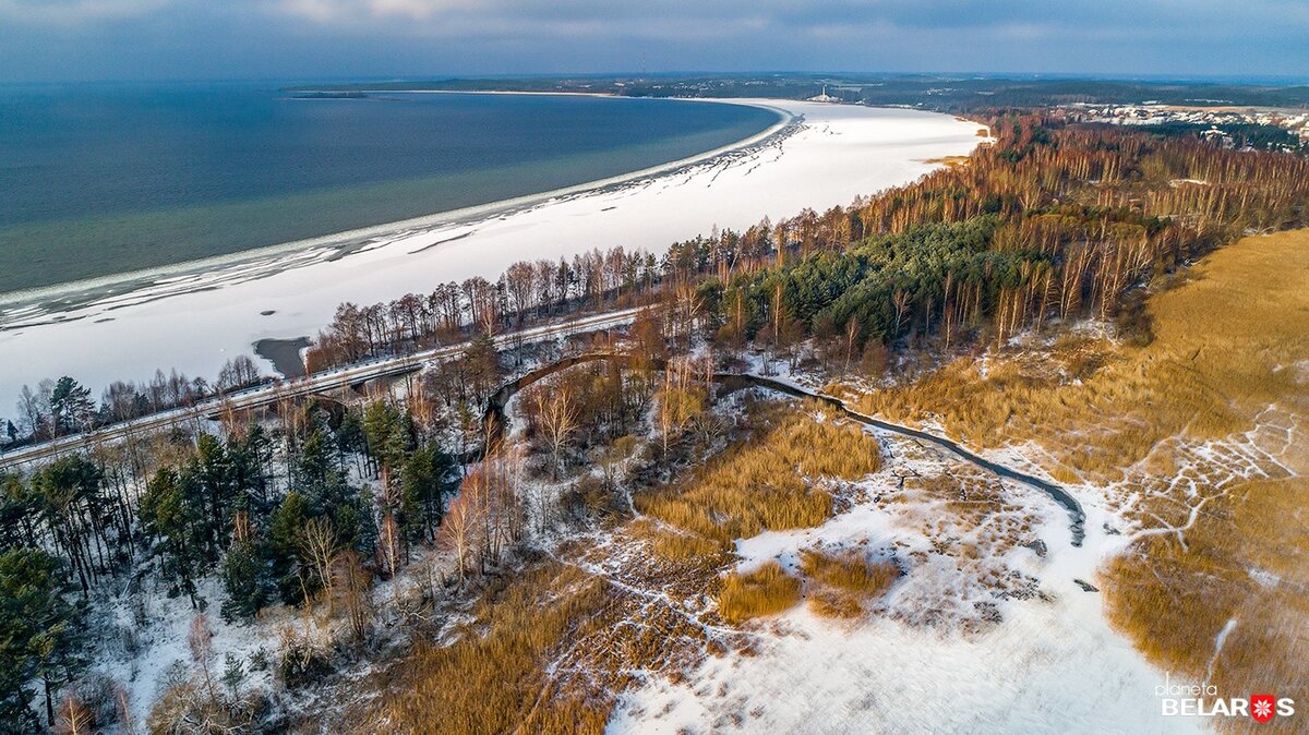 Беларусь зима Нарочь