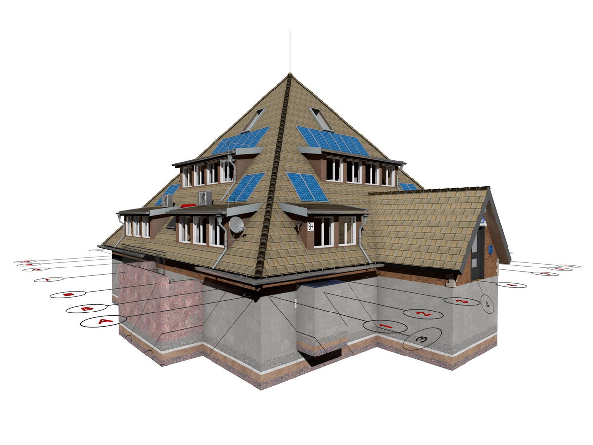 Проекты домов пирамидальной формы