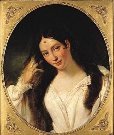 Франсуа Бушо. Малибран в роли Дездемоны в опере Россини «Отелло», 1834