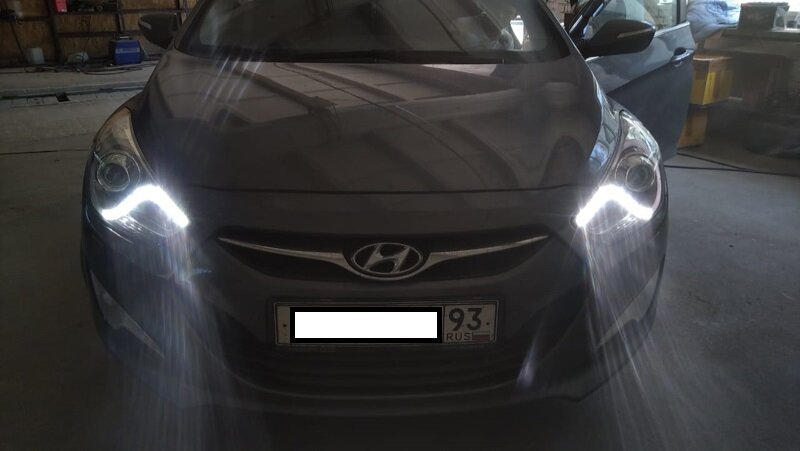 Ремонт ДХО фар Hyundai i40 просто и легко с LEDSTUDIO.RU