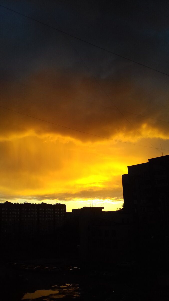 необычный закат, но не в Калифорнии.фото автора