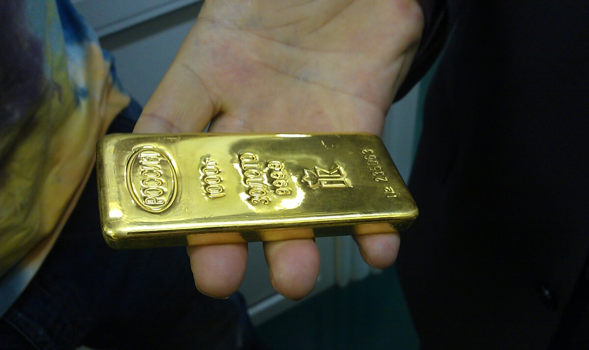 Слиток золота кг размер