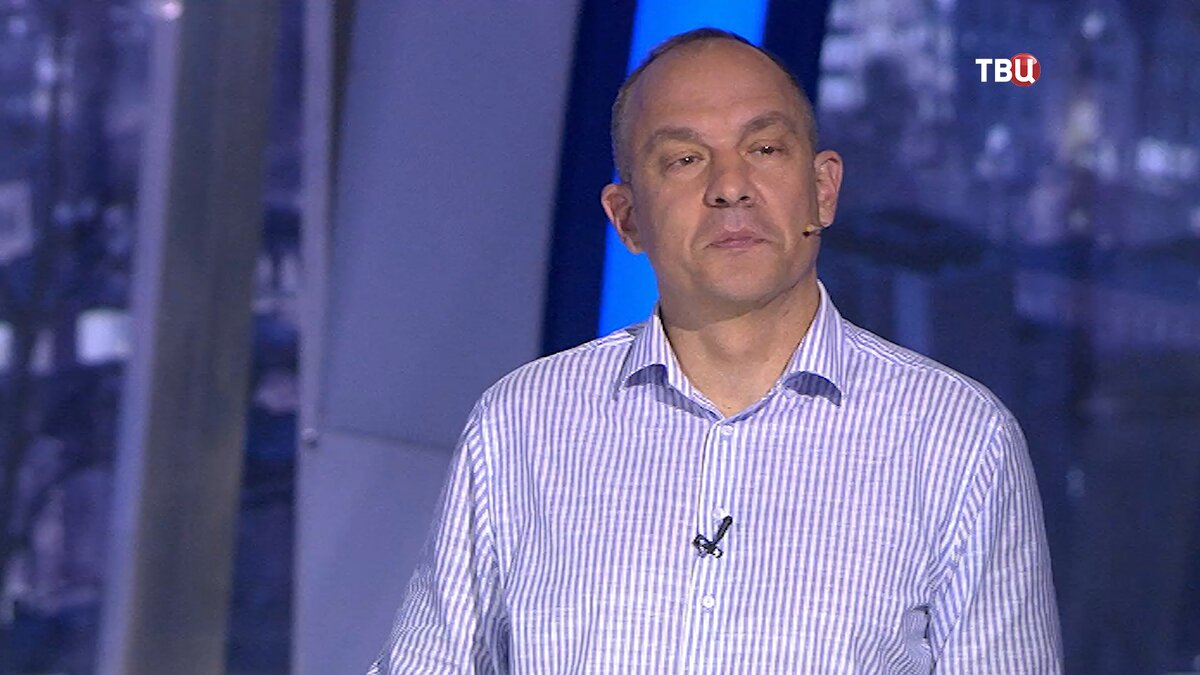 Стоп-кадр эфира программы "Право знать". Андрей Окара 