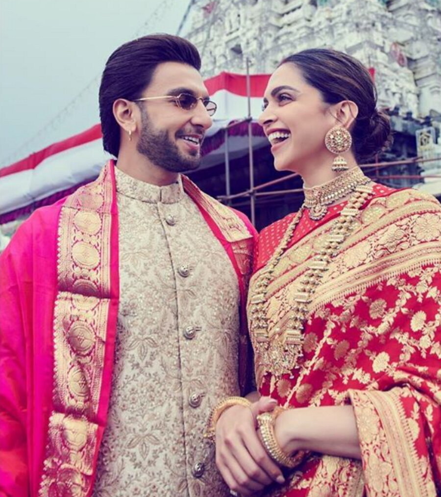 Первая годовщина свадьбы / источник фото: https://www.instagram.com/deepikapadukone/