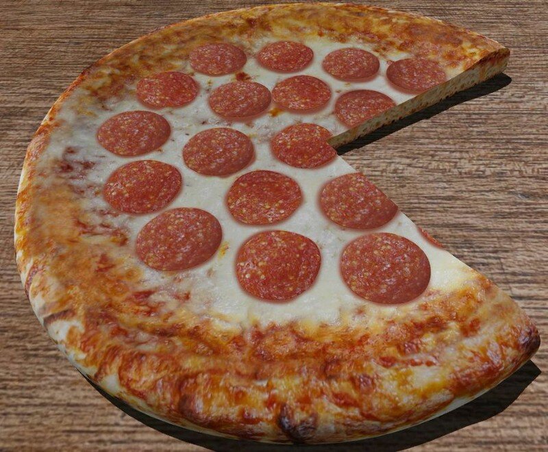 This 3d render is what made me decide that I wanted the game to be about pizza. I still don’t know why.