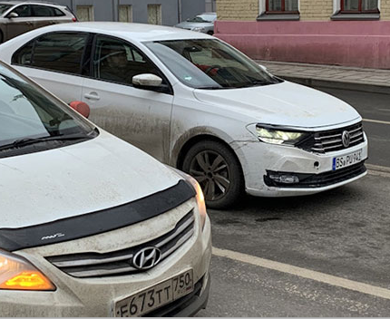 Фотография нового Поло в Москве.Т