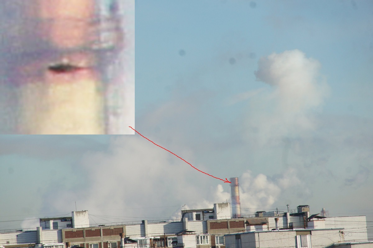 над ТЭЦ - 22 Мосэнерго   25.01.2014