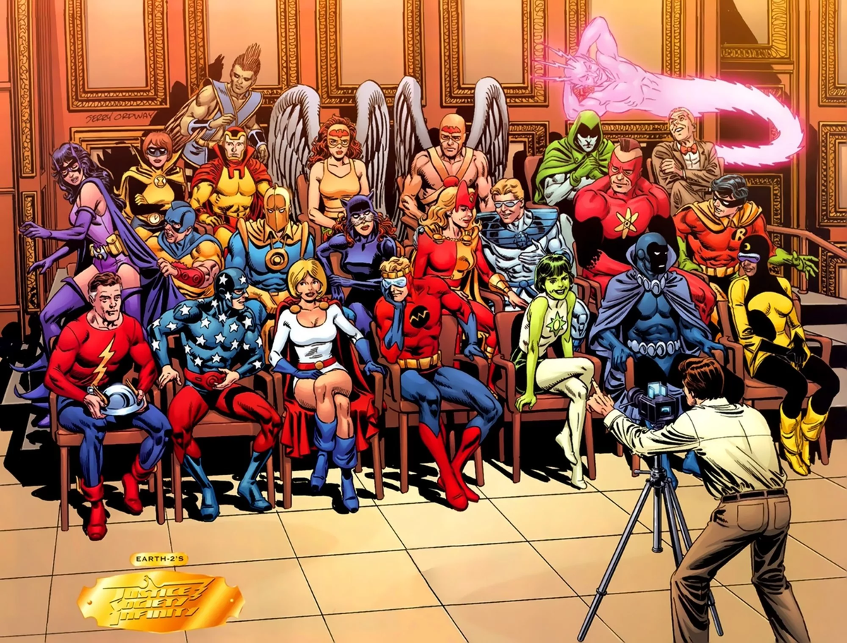 Большинство участников О. С. А. во всей красе