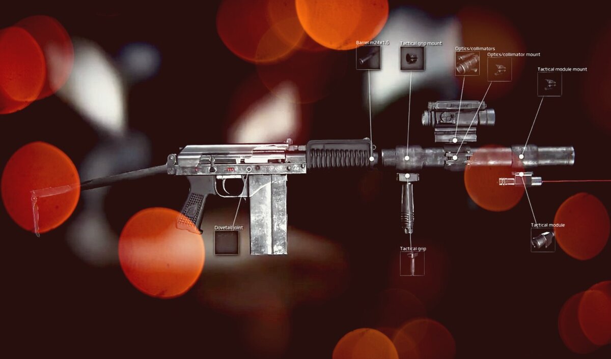 ПРИМЕР МОДИФИКАЦИИ ОРУЖИЯ В Survarium