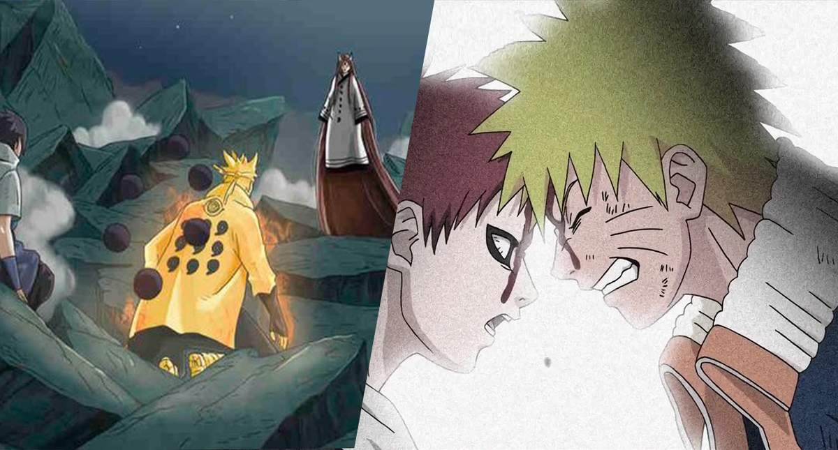 Наруто с Чакрой Мудреца и Наруто сам того не понимая завёл нового друга