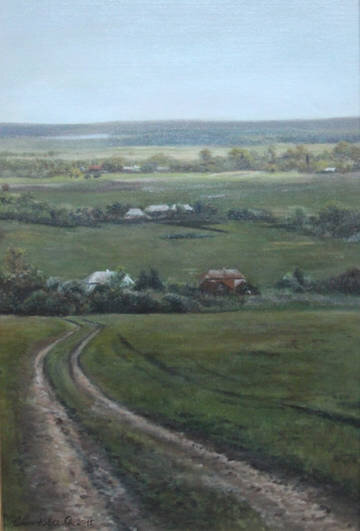 Дорога. 40х60см. Холст, масло