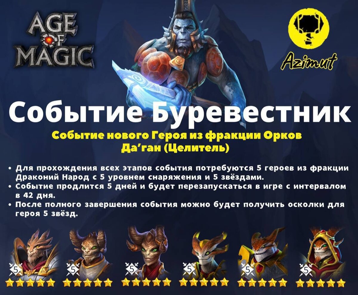 Событие. Буревестник. | Age of Magic Jr | Дзен