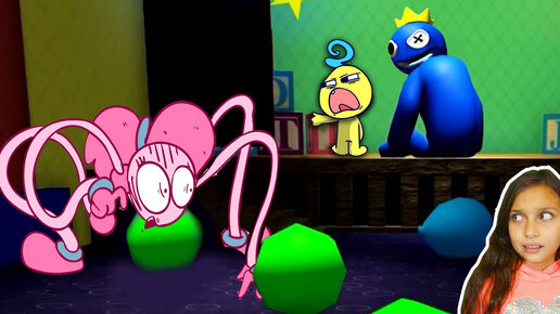 Что если Радужный Сын длинные ноги убил маму 😨 Rainbow Friends, Poppy ...