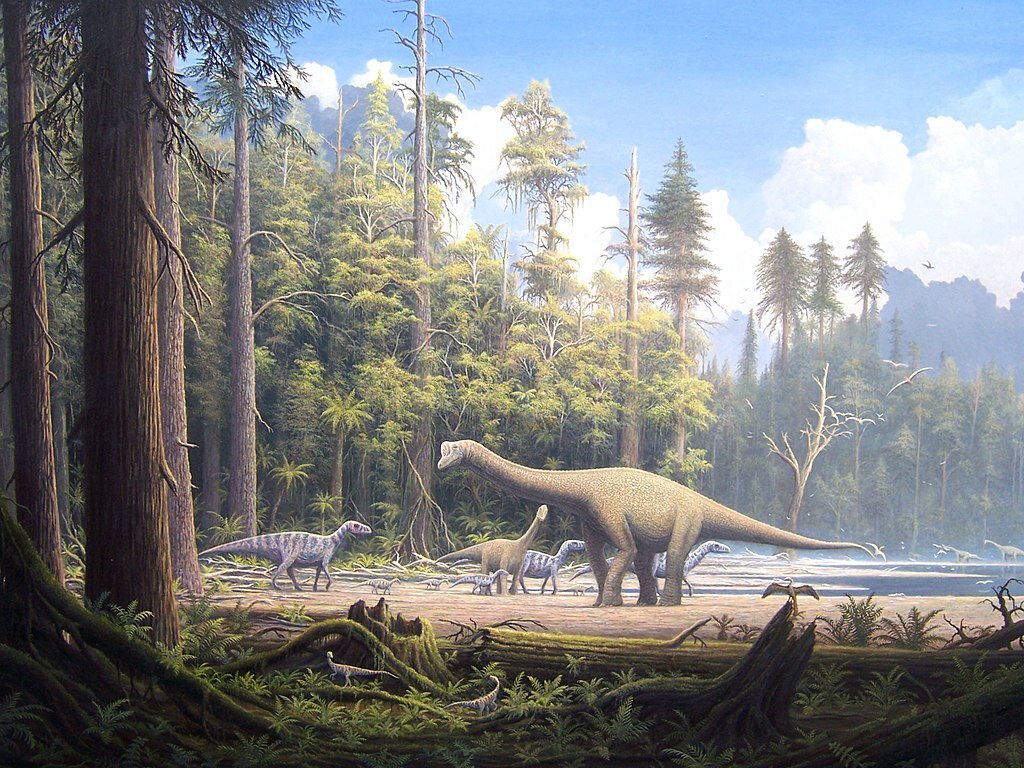 Динозавры были доминирующими видами животных на протяжении почти всего мезозоя