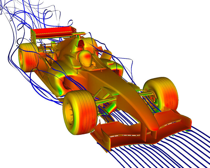 Снимок с CFD