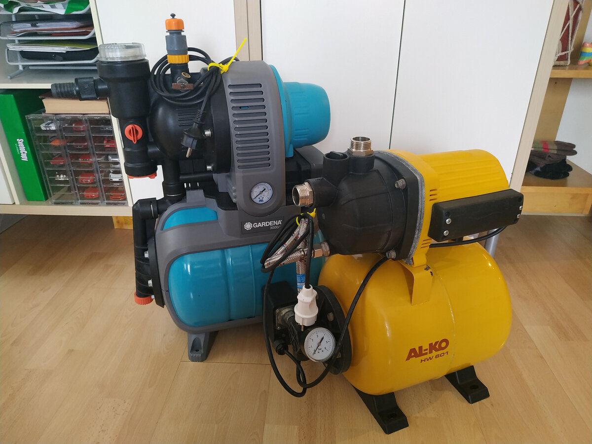 Синенькая Гарденка как раз и просилась стать источником воды в нашем доме.