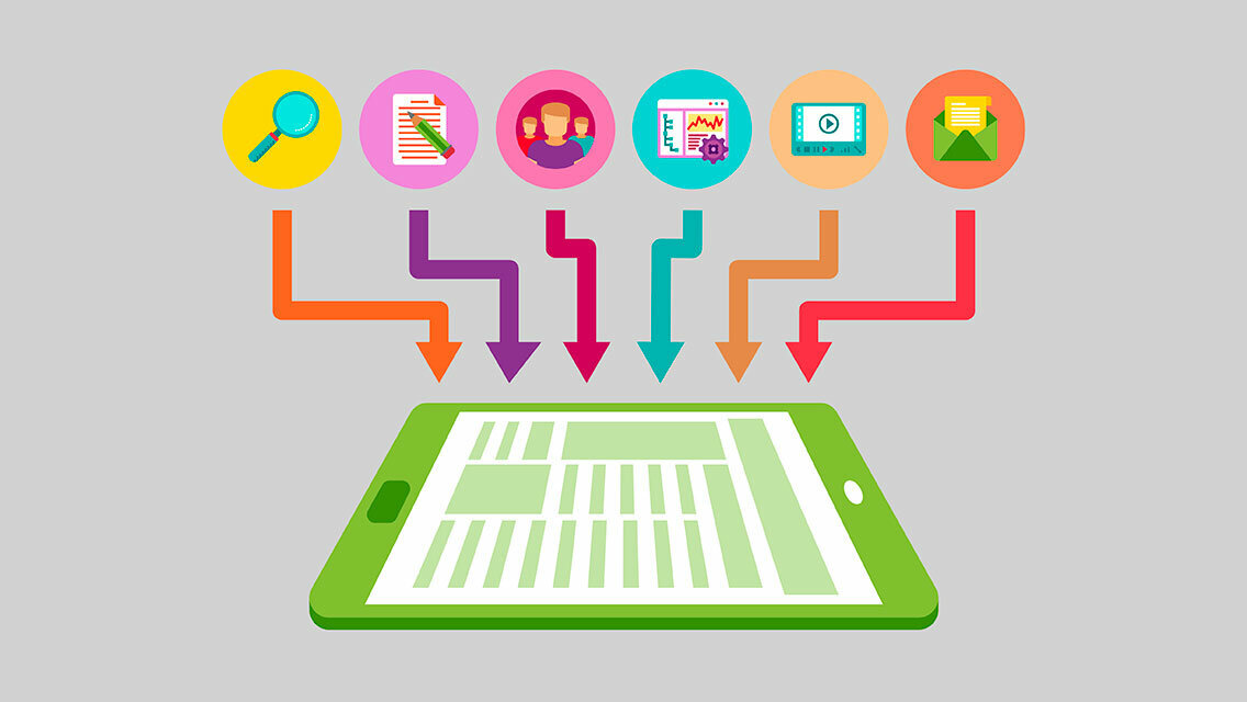 Лендинг, структура