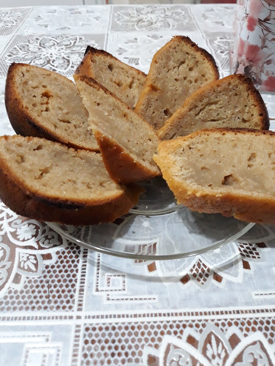 Это фото пирога на второй день, из холодильника. Вкусно!