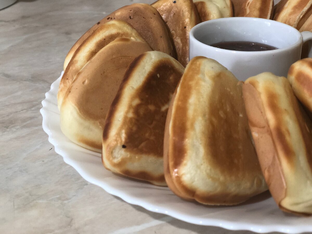 Готовые оладушки