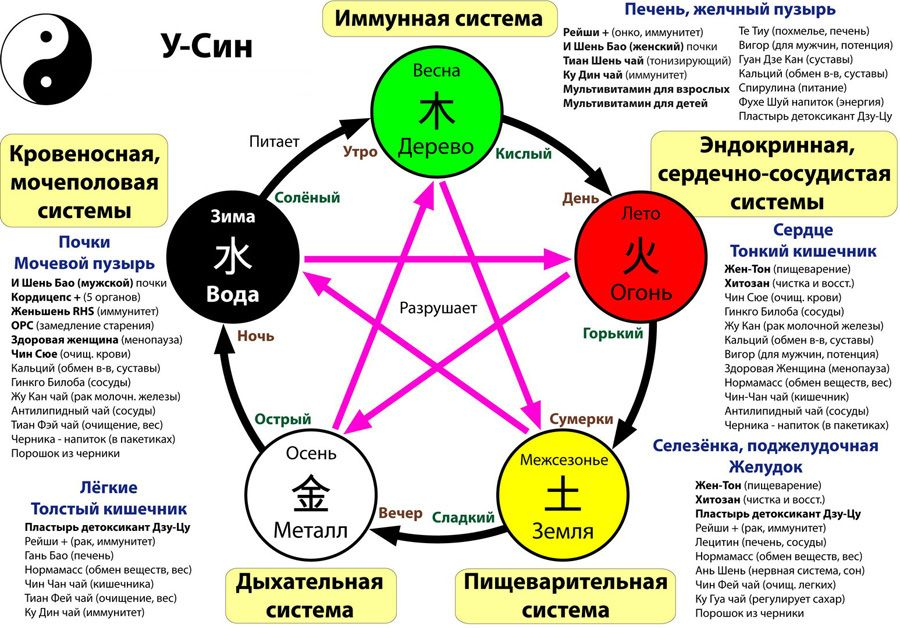 Схема у син 5 элементов