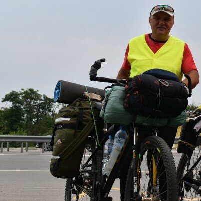 Велопутешественик-пенсионер Юрий из Кузбасса