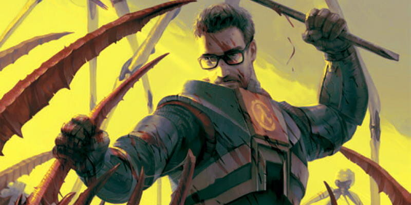 Нарисованный Фримен ни чуть не хуже виртуального