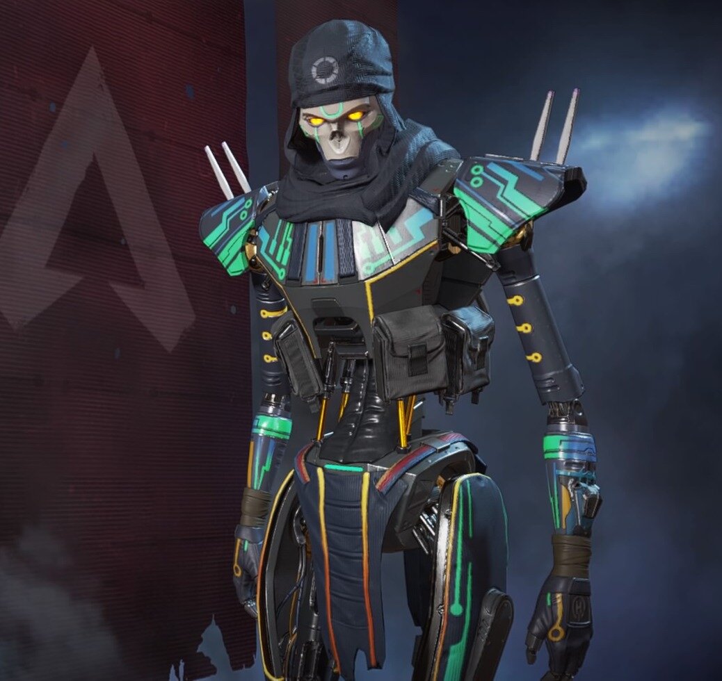 Так выглядит Ревенант в игре, а точнее один из его скинов. Напомню, что в нем нет органики.