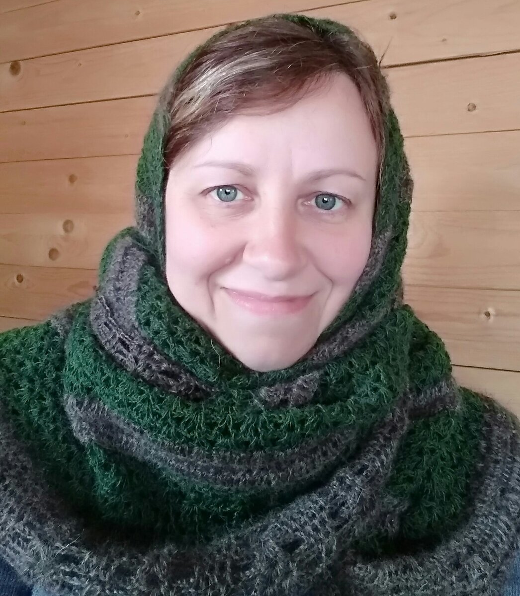 Как видите, мне абсолютно не колко от овечьей шерсти!