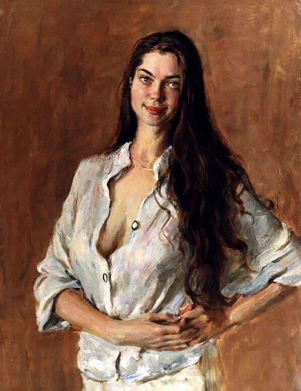 Тут она похожа на нее. (Художник Виктор Ляпкало)Фото есть, но выкладывать не буду.