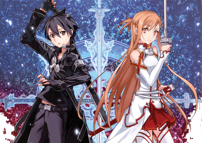 Кирито и Асуна из Sword Art Online
