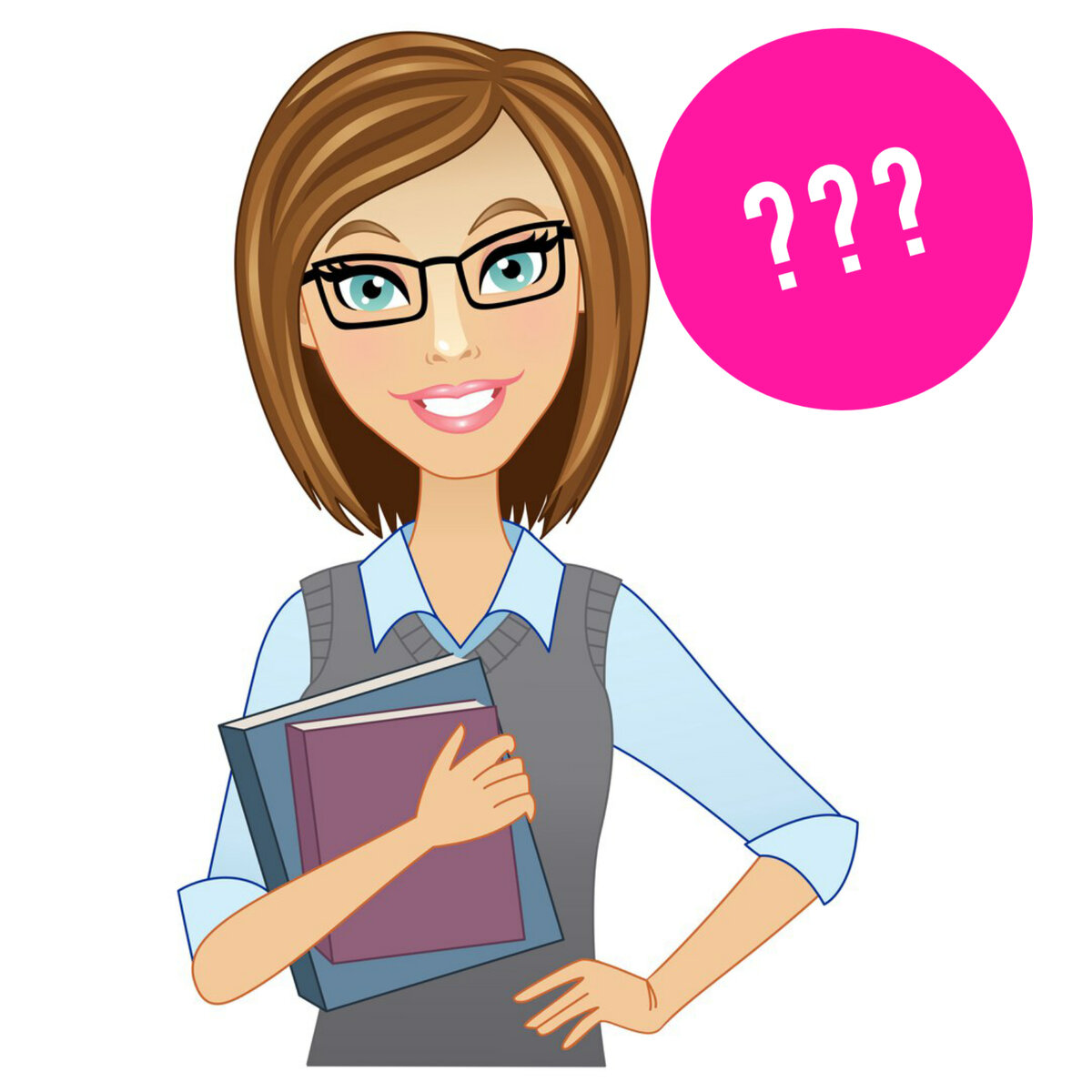 педагогическая техника картинки. училка с вопросом. учитель задает вопрос. девушка думает. наводящие вопросы учителя.