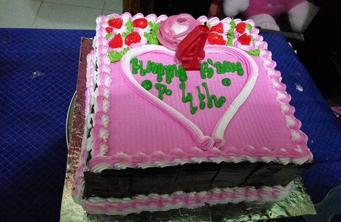 Кремовый торт для племянницы 