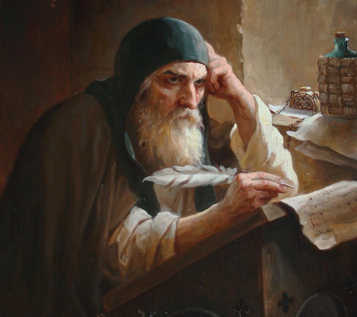 Летописец Нестор. Взято из открытых источников Яндекс.