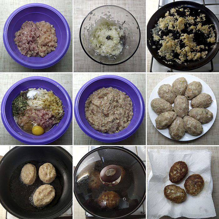  Процесс приготовления Куриных котлет с прованскими травами