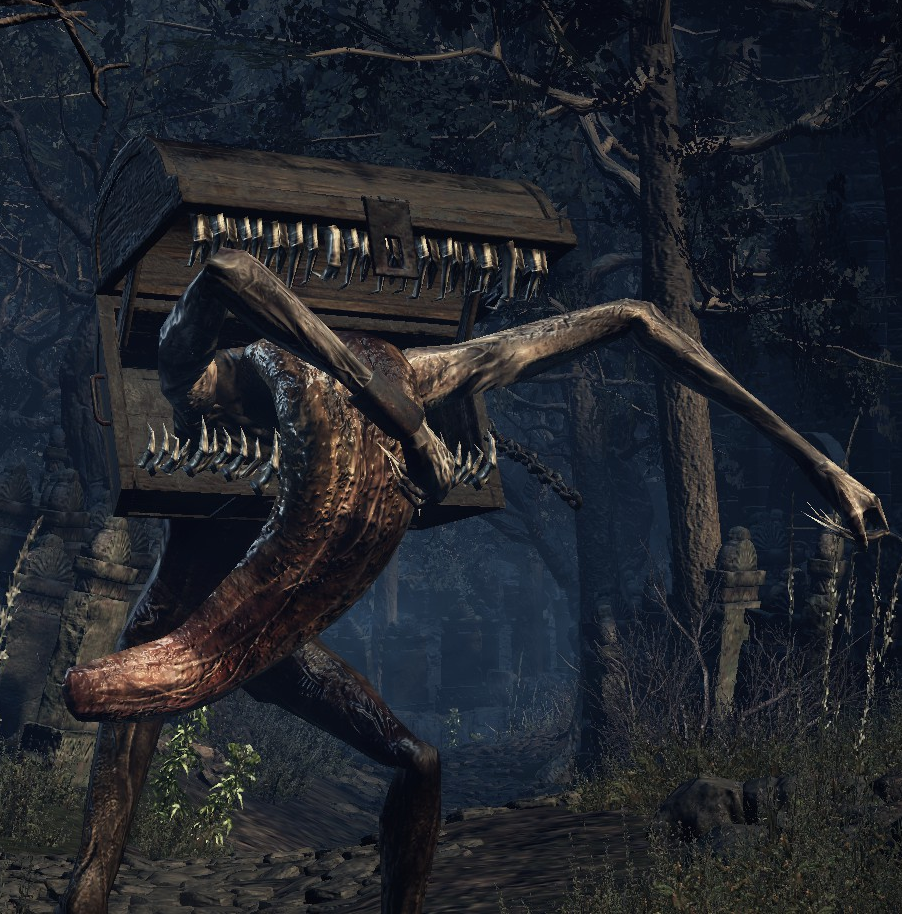 Мимиков. Dark Souls сундук мимик. Мимик Dark Souls 3.