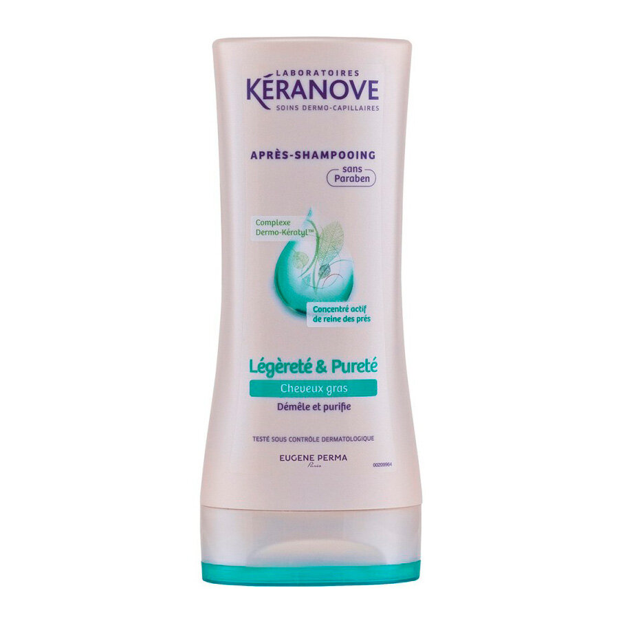 KERANOVE Кондиционер Легкость и Чистота для жирных волос