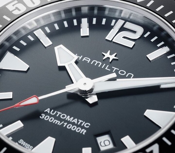Khaki Navy Frogman Auto от Hamilton