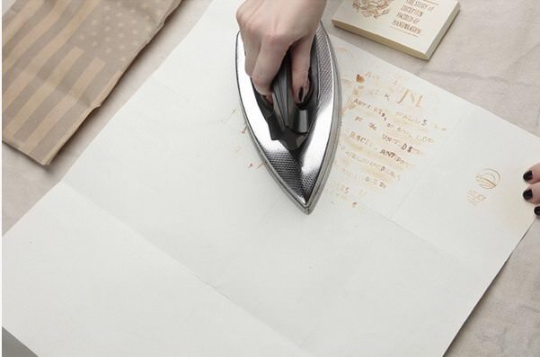 Наглядный пример, как проявлять молочные чернила