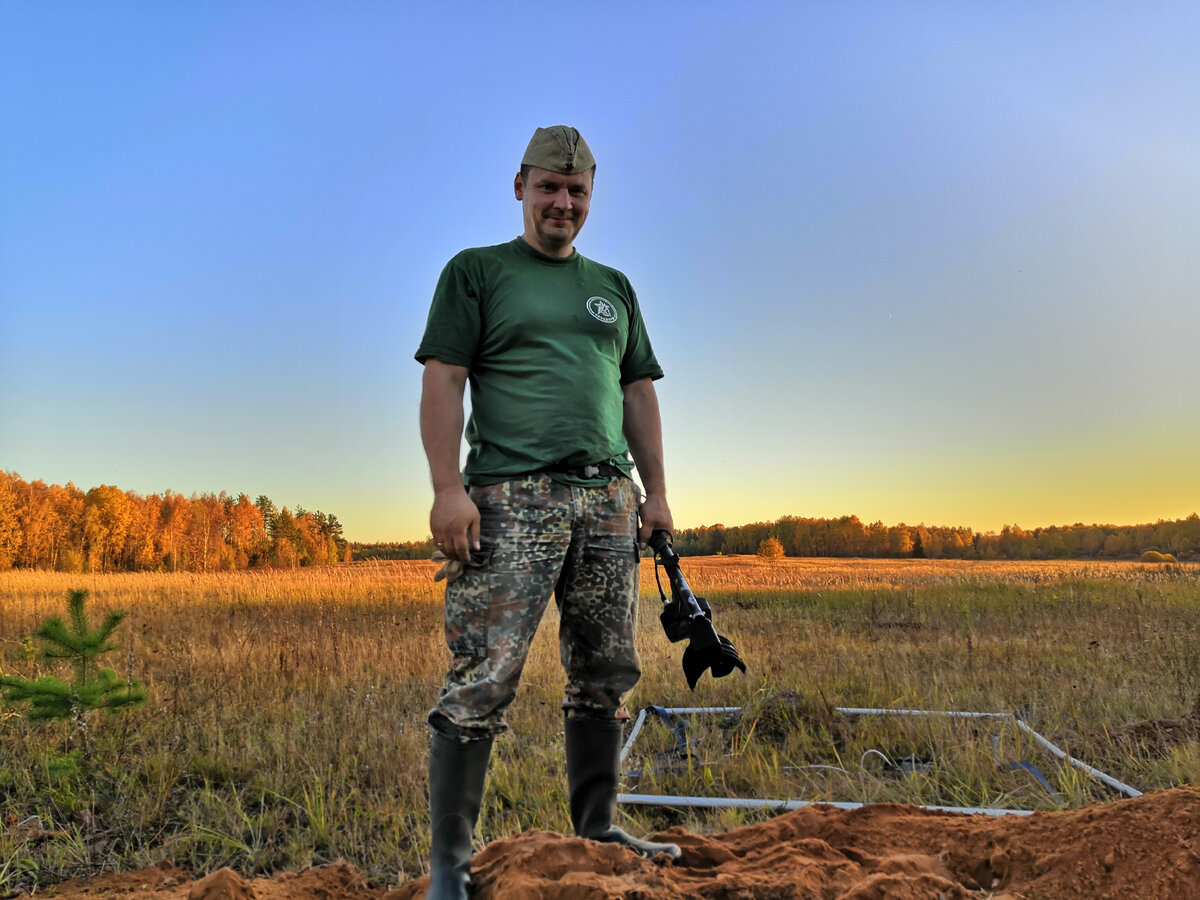 Полянка, которая  в августе 1943 года была опорным пунктом обороны немцев